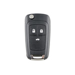 For Opel Car Keys Replacement 3 Buttons Car Key Case with Foldable Key Blade, 3 Buttons with Foldable Key Blade