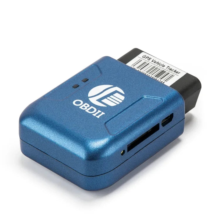 TK206 2G GPS OBD2リアルタイムGSMクアッドバンド盗難防止振動アラーム GSM GPRSミニGPS車トラッカー、TK206（ブラック）、TK206（ブルー）