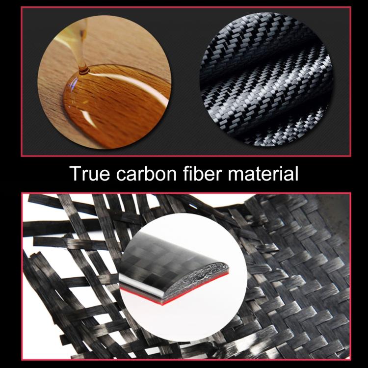Car Carbon Fiber Steering Wheel Middle Frame Decorative Sticker for Volkswagen Touareg, Steering Wheel Middle Frame