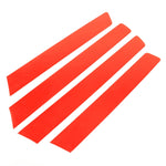 4 PCS Car Carbon Fiber Door Panel Decorative Sticker for Volkswagen Touareg, Door Panel