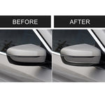 2 PCS Car Carbon Fiber Rearview Mirror Bumper Strip Decorative Sticker for BMW G30 (2018-2019) / G11 (2016-2019), Right Drive without Lens, Rearview Mirror Right Drive without Lens