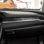 Car Carbon Fiber Central Control Decorative Sticker for Honda Tenth Generation Civic 2016-2019, Central Control