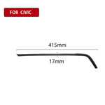 Car Carbon Fiber Central Control Air Outlet Upper Decorative Sticker for Honda Tenth Generation Civic 2016-2019, Left Drive, Central Control Air Outlet Upper