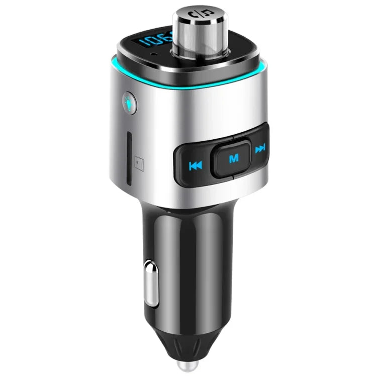 BC42 Bluetooth 5.0 多機能カーカラフルアンビエントライト MP3プレーヤー、TFカード＆Uディスク＆FM対応、BC42