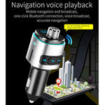 BC42 Bluetooth 5.0 多機能カーカラフルアンビエントライト MP3プレーヤー、TFカード＆Uディスク＆FM対応、BC42