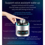 BC42 Bluetooth 5.0 多機能カーカラフルアンビエントライト MP3プレーヤー、TFカード＆Uディスク＆FM対応、BC42