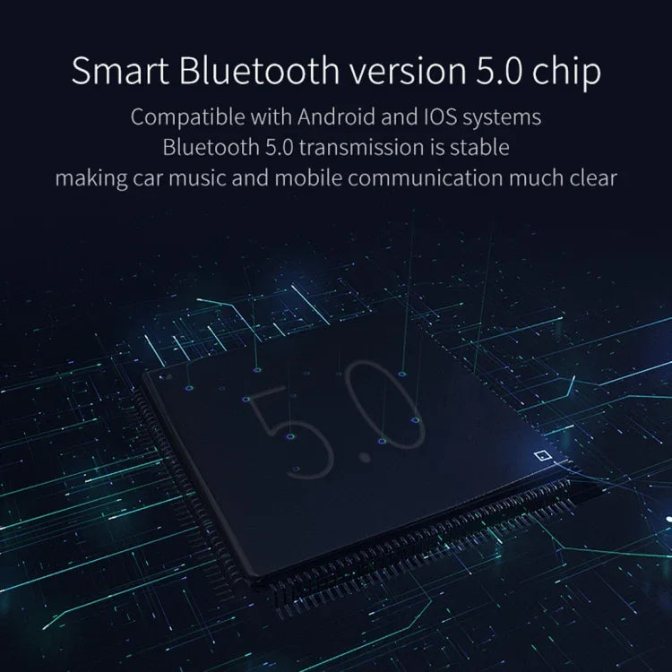BC42 Bluetooth 5.0 多機能カーカラフルアンビエントライト MP3プレーヤー、TFカード＆Uディスク＆FM対応、BC42