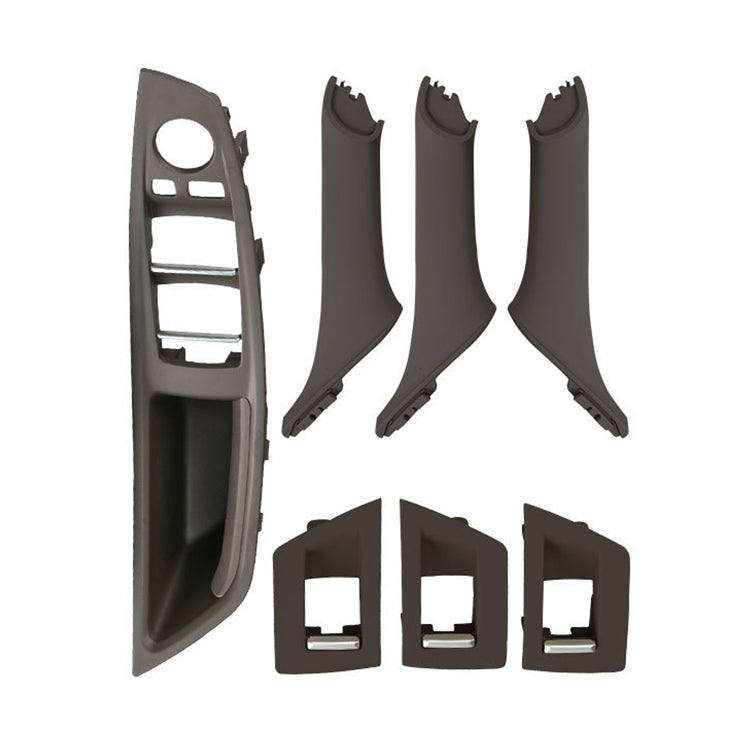 Car Imported Version Inside Doors Handle Pull Trim Cover 5141 7225 873 for BMW F10 F18, Left Driving, Imported Version (Grey), Imported Version (Beige), Imported Version (Wine Red), Imported Version (Dark Coffee), Imported Version (Beige White)