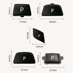 Car Gear Lever Auto Parking Button Letter P Cap for BMW G Chassis Series, Left Driving, For BMW G Chassis Series (Black), For BMW G Chassis Series (Blue), For BMW G Chassis Series (Red)