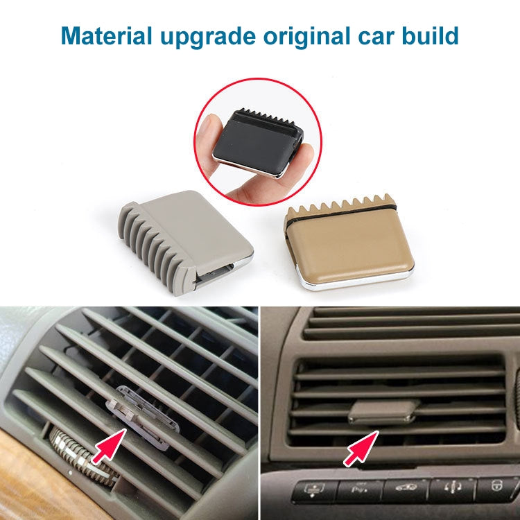 Car Left and Right Side Air Conditioning Exhaust Switch Paddle for Mercedes-Benz S Class W220 1998-2005, Left Driving, Left and Right Side (Black), Left and Right Side (Grey), Left and Right Side (Khaki), Left and Right Side (Beige)
