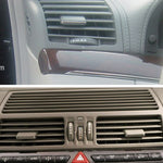 Car Left and Right Side Air Conditioning Exhaust Switch Paddle for Mercedes-Benz S Class W220 1998-2005, Left Driving, Left and Right Side (Black), Left and Right Side (Grey), Left and Right Side (Khaki), Left and Right Side (Beige)