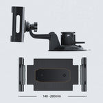Car Dashboard Tablet Holder PU Suction Cup Windshield Bracket, PU Suction Cup