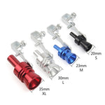 Universal Aluminum Turbo Sound Exhaust Muffler Pipe Whistle Car / Motorcycle Simulator Whistler, Size: L, Outside Diameter: 30mm, Size: L (Black), Size: L (Gold), Size: L (Blue), Size: L (Red), Size: L (Silver)