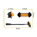 For Toyota Tacoma TRD 2016-2019 4 in 1 Car LED Front Grille Warning Lights, Daytime Running Lights & Wide Lights, 4 in 1