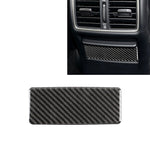 Car Carbon Fiber Rear Seat Ashtray Panel Decorative Sticker for Infiniti Q50 / Q60 2014-2020, Rear Seat Ashtray Panel