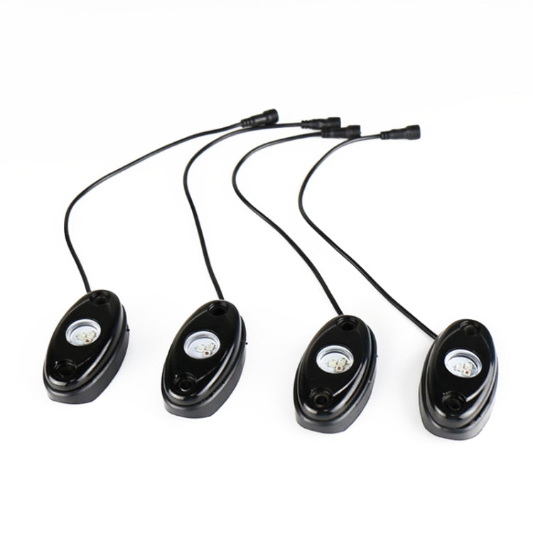 4 in 1 Universal Car APP Control RGB Chassis Atmosphere Lights Colorful Lighting Decorative Lamp, Car APP Control Atmosphere Lights