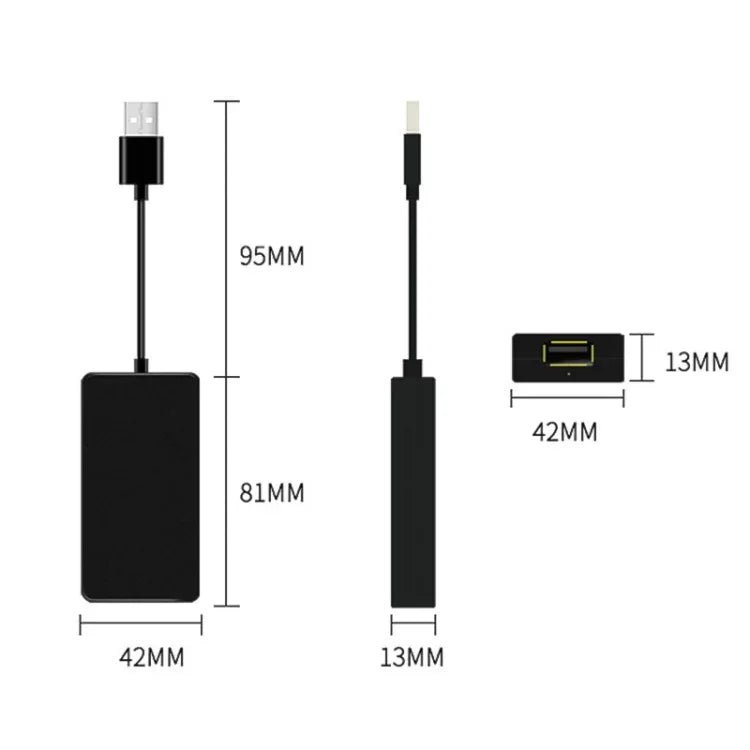 Android / Apple Carplay対応 カーナビ ワイヤレスBluetoothモジュール 自動スマートフォン USB Carplayアダプター、CPC200-Autokit