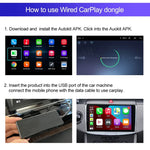 Android / Apple Carplay対応 カーナビ ワイヤレスBluetoothモジュール 自動スマートフォン USB Carplayアダプター、CPC200-Autokit