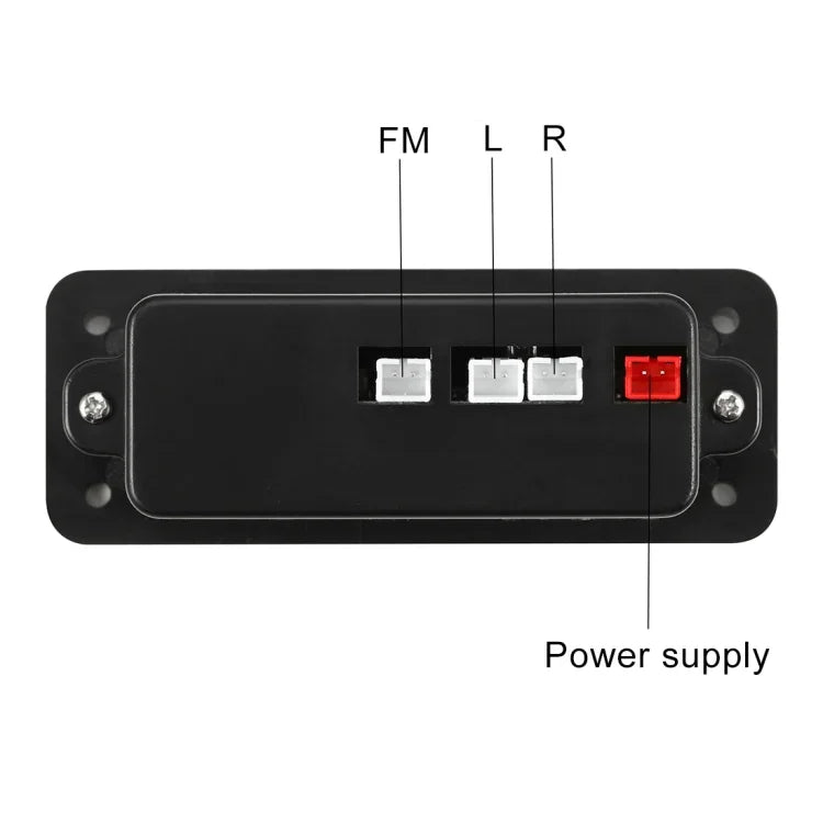 Car 5V 2x3W Audio MP3 Player Decoder Board FM Radio TF USB 3.5mm AUX, with Bluetooth and Recording Call Function, Audio MP3 Player Decoder Board
