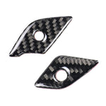 4 in 1 Car Carbon Fiber Steering Wheel Button Decorative Sticker for Cadillac xt5 2016-2017, Left and Right Drive Universal, For Cadillac xt5 2016-2017