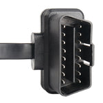 16PIN Car Ultra-thin OBD Diagnostic Extended Cable OBD2 Cable with Switch, 16PIN 3 in 1