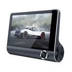 3-in-1 4インチ 170度広角 ナイトビジョン HD 1080P ビデオカーDVR、動体検知 / Gセンサー対応、4インチ