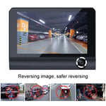 3-in-1 4インチ 170度広角 ナイトビジョン HD 1080P ビデオカーDVR、動体検知 / Gセンサー対応、4インチ