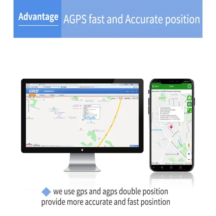 TK300 4G GPS / GPRS / GSM リアルタイム車・トラック・車両追跡GPSトラッカー バッテリー＆リレー付き、TK300