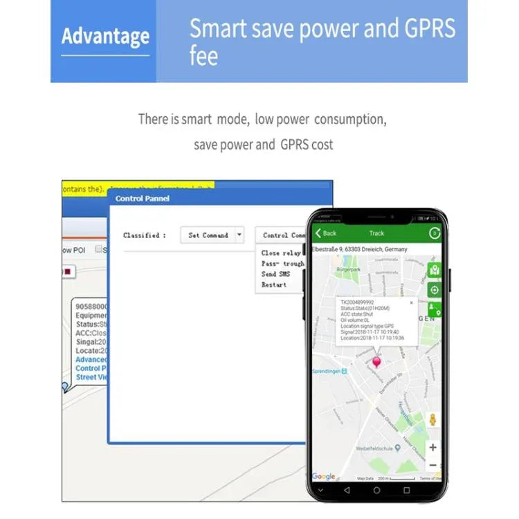 TK600 2G GPS / GPRS / GSM 強力磁気リアルタイム車・トラック・車両追跡GPSトラッカー、TK600