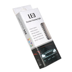 105mm DC12-24V / 1.6W Motorcycle LED Dynamic Blinker Side Lights Flowing Water Brake Lamp Turn Signal Light, Cable Length: 1m, 105mm