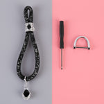 Car Diamond Metal + Plastic Keychain