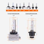 2 PCS D3R 8000K Car HID Xenon Bulb Kit Headlight, 8000K
