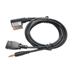 Car AMI AUX Audio Cable AUX + USB Charging + Mobile Music for Mercedes-Benz, For Mercedes-Benz (USB)