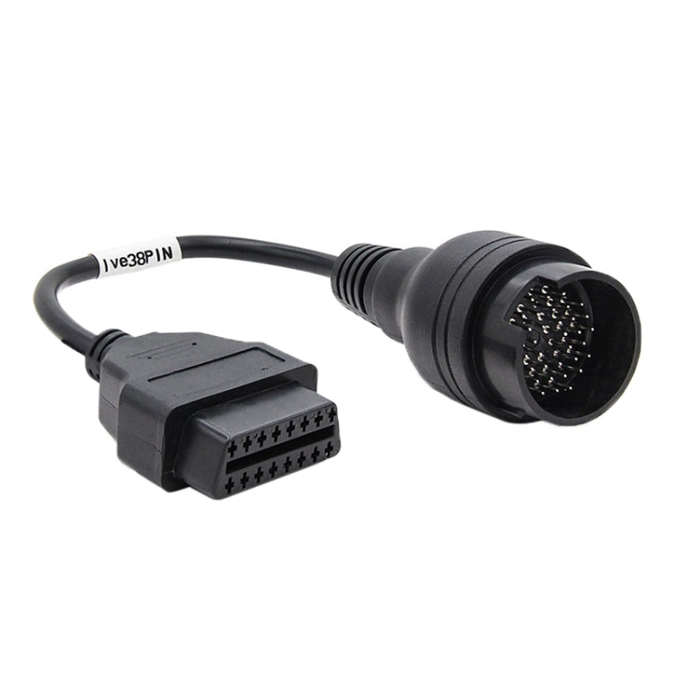 38Pin to 16Pin Truck OBD2 Conversion Cable OBDII Diagnostic Adapter Cable for Iveco, 38Pin to 16Pin for Iveco
