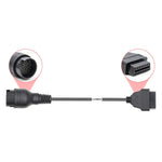 38Pin to 16Pin Truck OBD2 Conversion Cable OBDII Diagnostic Adapter Cable for Iveco, 38Pin to 16Pin for Iveco