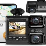 Z30 WiFi Dual-lens HD 2160P Non-light Night Vision 360-degree Panoramic Driving Recorder, GPS Version, Z30 GPS Version