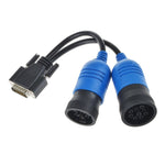 For Nexiq Pn 405048 6 and 9Pin Y Deutsch Cummins Adapter Truck Diagnose Cable, Truck Diagnose Cable