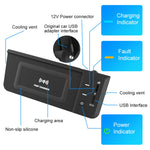 HFC-1051 Car Qi Standard Wireless Charger 15W / 10W Quick Charging for Audi Q5L 2018-2022, Left Driving, HFC-1051
