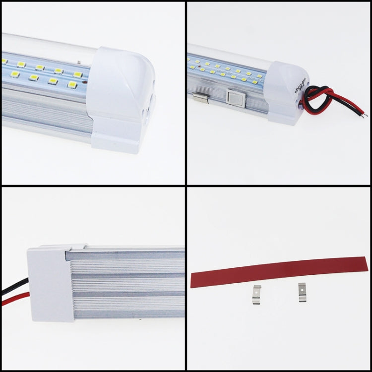 2 PCS ZS-3332 12-85V High Bright 72LEDs RV Dome Light Cabin Light Bar, ZS-3332