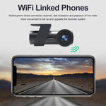 車載WiFiデュアルカメラ 隠し360度回転式ドライブレコーダー、WiFiデュアルカメラ