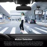 前後デュアルカメラHD赤外線ナイトビジョン車載ダッシュカムドライブレコーダー、前後用