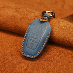 For PEUGEOT Car Cowhide Leather Key Protective Cover Key Case, For PEUGEOT