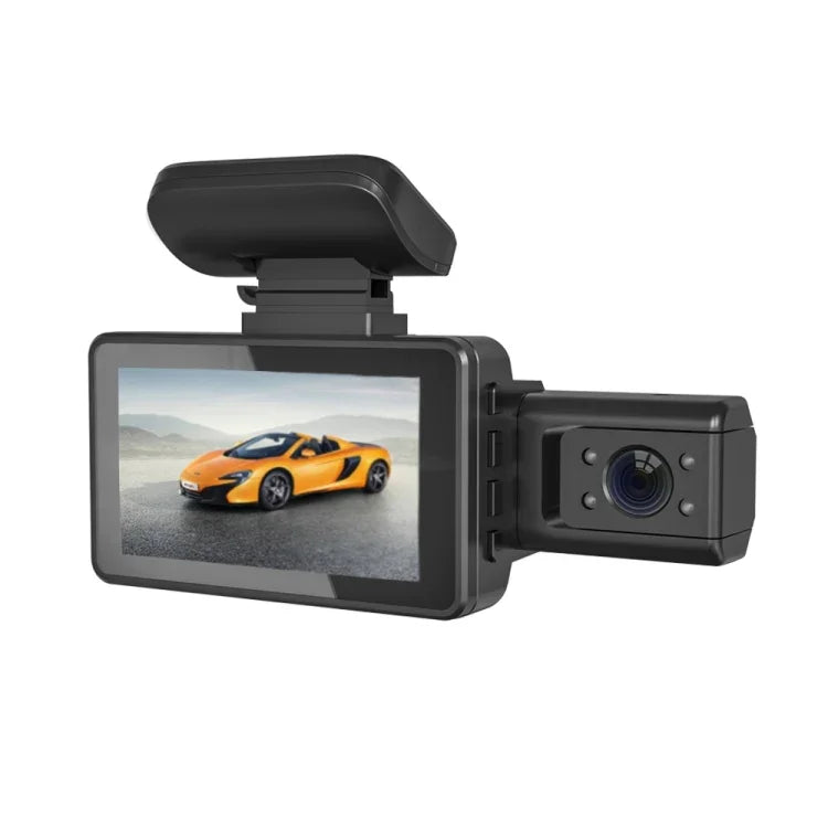 F9 車載前方および車内デュアルカメラ HD 赤外線ナイトビジョン カードライビングレコーダー、車載前方および車内