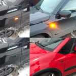 2pcs For Suzuki Grand Vitara JT 2005-2012 Car Dynamic LED Fender Side Light, For Suzuki Grand Vitara JT 2005-2012 (Transparent), For Suzuki Grand Vitara JT 2005-2012 (Transparent Black)