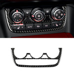 Car Carbon Fiber Air Conditioning Button Decorative Sticker for Audi TT 8n 8J MK123 TTRS 2008-2014, Left and Right Drive Universal, Air Conditioning Button