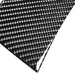 Car Carbon Fiber Central Control CD Panel Decorative Sticker for Land Rover Discovery 4 2010-2016, Left and Right Drive Universal, Central Control CD Panel