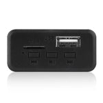 車用12VオーディオMP3プレーヤーデコーダーボード FMラジオ TFカード USB AUX、Bluetooth付き、38、38（ホワイト）