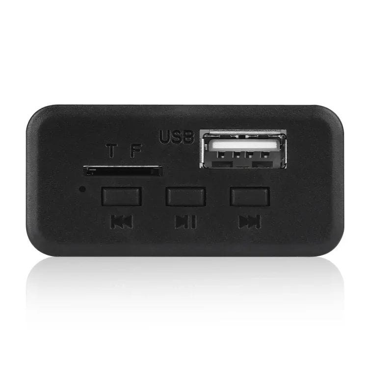 車用12VオーディオMP3プレーヤーデコーダーボード FMラジオ TFカード USB AUX、Bluetooth付き、38、38（ホワイト）