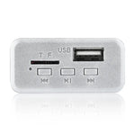 車用12VオーディオMP3プレーヤーデコーダーボード FMラジオ TFカード USB AUX、Bluetooth付き、38、38（ホワイト）