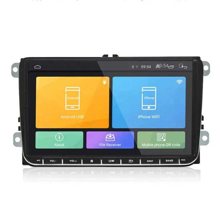 CKVW92 HD 9インチ 2Din Android 6.0 車載MP5プレーヤー GPSナビゲーション マルチメディアプレーヤー Bluetoothステレオラジオ フォルクスワーゲン対応 FM & ミラーリンク対応 ヨーロッパ地図版、ヨーロッパ地図版